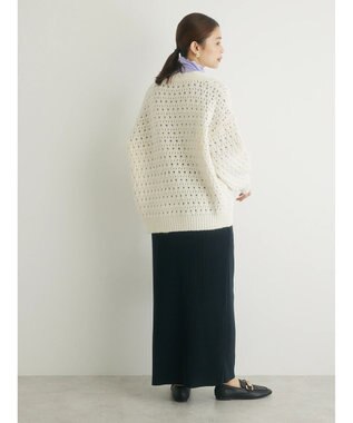 Green Parks ・Ｐｅｔｉｔ　Ｆｌｅｕｒ　スカシアミニットカーディガン Ivory