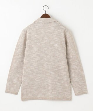 JOSEPH ABBOUD 【キングサイズ・清涼感/軽い/洗える】 スラブギマニットジャケット ベージュ系