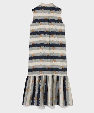 GRACE CONTINENTAL ロープボーダーワンピース ネイビー