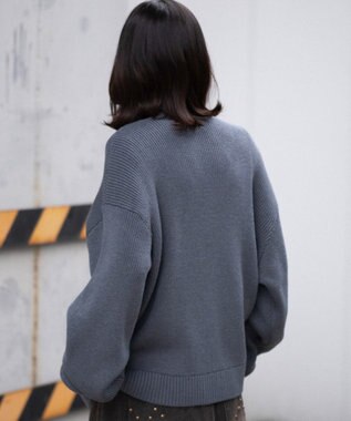 WEGO 【ユニセックス着用ITEM/MLサイズ展開】クロップドカーディガン ブルーその他