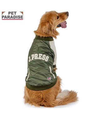 PET PARADISE J.PRESS ミリタリー スタジャン 中型犬 大型犬