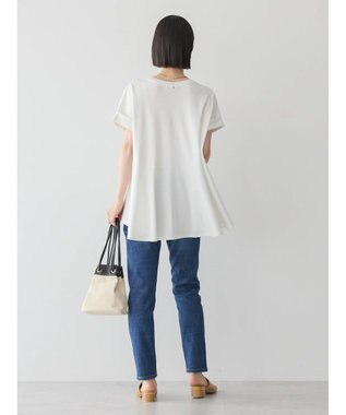 AMERICAN HOLIC フレアヘムフレンチスリーブカットプルオーバー Off White