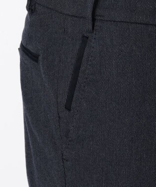 JOSEPH ABBOUD 【キングサイズ】コットンテンセルヘリンボン パンツ ネイビー系