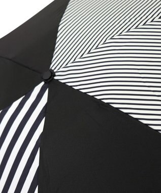 +RING 【UVカット90%以上】【簡単開閉】【数量限定】レディース向け  晴雨兼用折傘 53cm BLK-STP T1250 黒