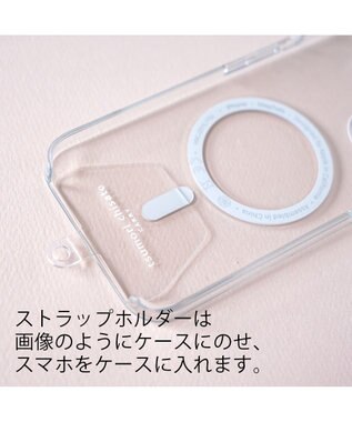 tsumori chisato CARRY くもマーク ポーチ スマホストラップ リングストラップ ベージュ