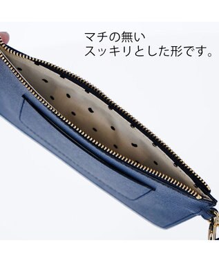 tsumori chisato CARRY くもマーク ポーチ スマホストラップ リングストラップ ネイビー
