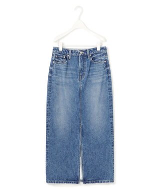ICB 【洗える】ウォーターリサイクルデニム スカート ブルーデニム系