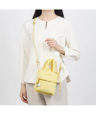 LANVIN en Bleu ボンボン 2wayミニショルダーバッグ イエロー