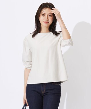 J.PRESS LADIES デニムライクジャージー カットソー ベージュ系