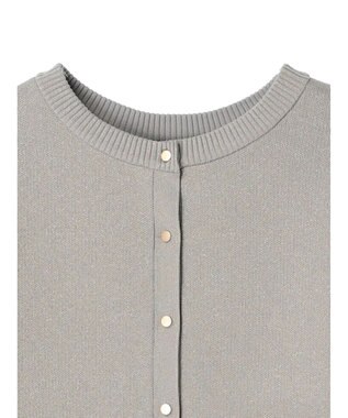 Green Parks ・ＥＬＥＮＣＡＲＥ　ＤＵＥ　２ｗａｙ　ラメカーディガン Gray