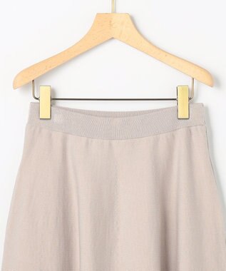 組曲 S 襟付きニットアップ ベージュ系