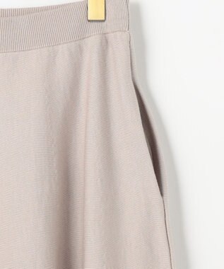 組曲 S 襟付きニットアップ ベージュ系