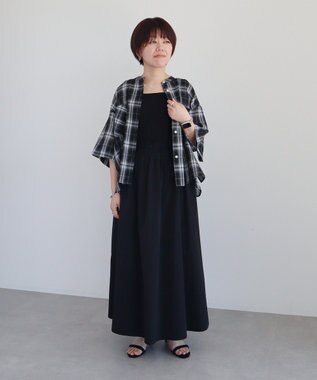 CRAFT STANDARD BOUTIQUE ドロストギャザースカート Black