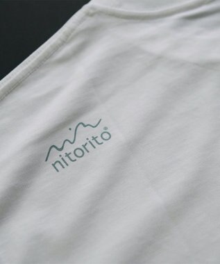 nitorito 【UNISEX】stone Tシャツ red×(whiteボディ)