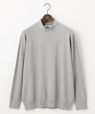 JOSEPH ABBOUD 【キングサイズ・洗える/チクチクしない/3シーズン対応】SNOWY モックネック セーター ライトグレー系