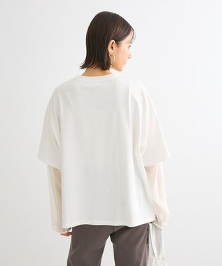 Green Parks ・ＡＮＤＳＥＡＲＣＨ　フェイクレイヤードロングＴＥＥ Off White