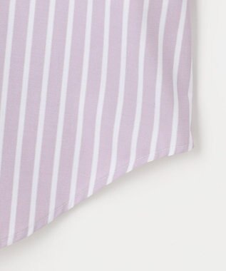 J.PRESS LADIES S エステネージュストライプ シャツ ブラウス ラベンダーストライプ系
