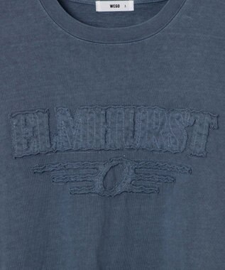 WEGO ピグメントダメージアップリケT（S） ブルー