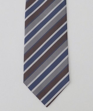 GOTAIRIKU 【Fermo Fossati】レジメンタル ネクタイ ネイビー系1