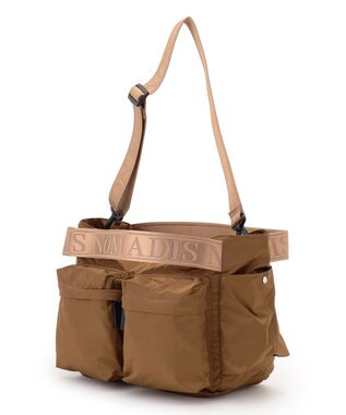 23区 NOMADIS バスクポケット ショルダーバッグ ブラウン系