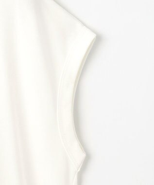 ANY L 【洗濯機可/UVケア】シルケットスムースドロストＴシャツ オフ