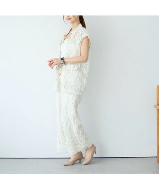 MODE ET JACOMO <carino>【レイン対応】エナメルプレーンパンプス ベージュエナメル