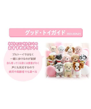 Mother garden マザーガーデン とことこおさんぽシリーズ もこもこプードルちゃん 《ピンク》水色リード 単品 桃プードル