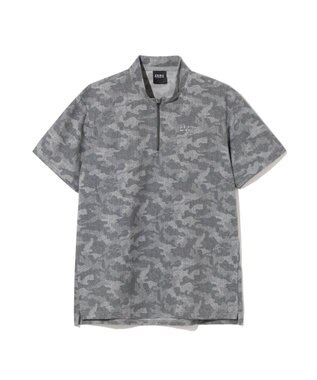 ZERO HALLIBURTON クールドッツ カモ柄モックネックTシャツ ZHG-M6S6b 85192