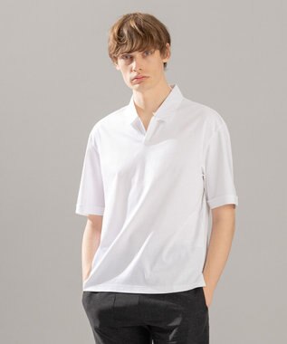 JOSEPH HOMME レオスムースシルケット スキッパー ホワイト系