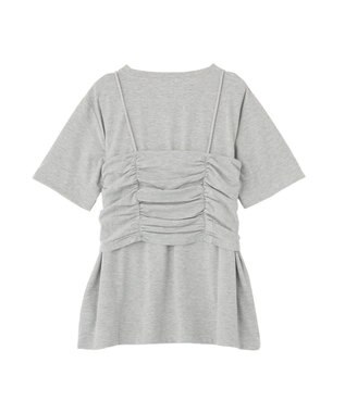 CRAFT STANDARD BOUTIQUE 2点セット ビスチェレイヤードプルオーバー Gray Mixture