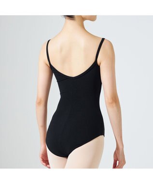 Chacott プリンセスライン入りキャミソールレオタード ブラック