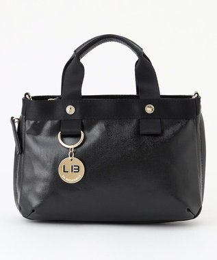 LA BAGAGERIE 【コットン×ポリウレタン】シャイニーミニマムトート