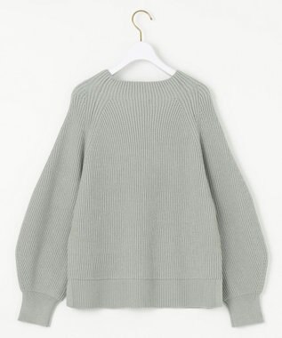 ANY SIS L 【大人百花掲載 ヨンアさん着用】冬のシャルマン ラグランスリーブ ニット ミント