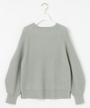 ANY SIS 【大人百花掲載 ヨンアさん着用】冬のシャルマン ラグランスリーブ ニット ミント