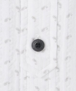 JOSEPH ABBOUD 【UVカット】オーガニックコットンプリッセ 七分袖シャツ ライトグレー系5