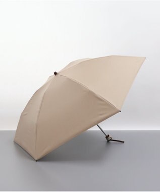 AURORA オーロラ　晴雨兼用折りたたみ傘（無地） キャメル