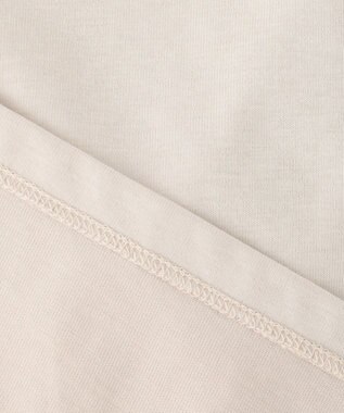 23区 L 【井波麻里衣さんコラボ】カリグラフィー 刺繍 Tシャツ フロスト×ブラック