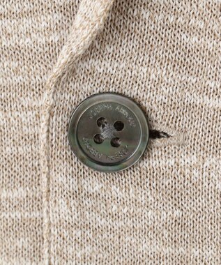 JOSEPH ABBOUD 【キングサイズ・清涼感/軽い/洗える】 スラブギマニットジャケット ベージュ系