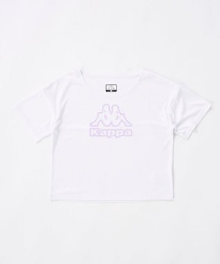 OP／FILA 【Kappa】スクール水着+Tシャツ付き　２点セット水着 パープル