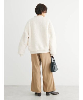 Green Parks ・Ｄｏｕｂｌｅ　Ｆｌａｇｓ　　ボアブルゾン Ivory