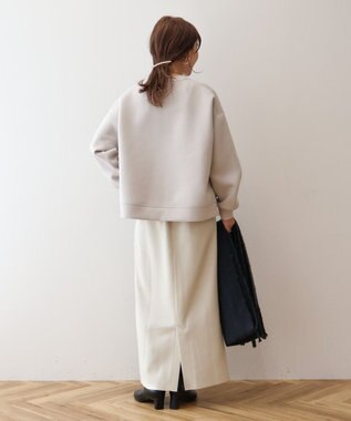 AMERICAN HOLIC サイドスリットポンチプルオーバー Gray Beige