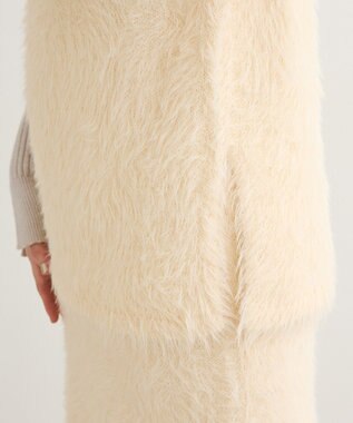 Green Parks ・Ｐｅｔｉｔ　Ｆｌｅｕｒ　シャギーニットベスト Ivory