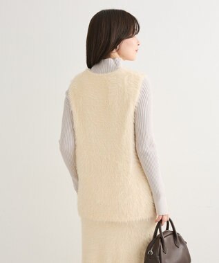 Green Parks ・Ｐｅｔｉｔ　Ｆｌｅｕｒ　シャギーニットベスト Ivory
