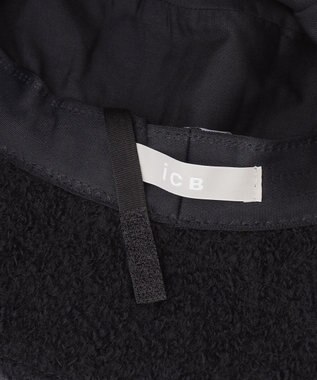ICB シャギーバケットハット ブラック系