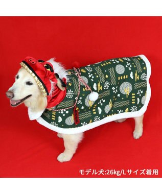 PET PARADISE ペットパラダイス 獅子舞コート'24 中型犬 大型犬 緑