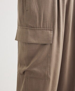 Green Parks サテンカーゴパンツ Mocha