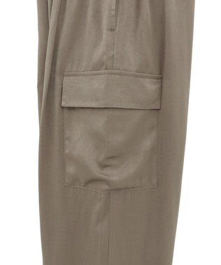 Green Parks サテンカーゴパンツ Mocha