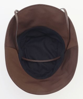 自由区 UVスリムバケット ハット ダークブラウン