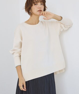 AMERICAN HOLIC バイパチクルーネックニットプルオーバー Ivory