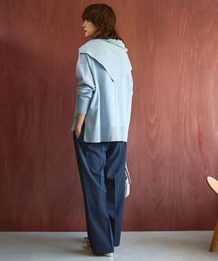 AMERICAN HOLIC バイパチクルーネックニットプルオーバー Light Blue